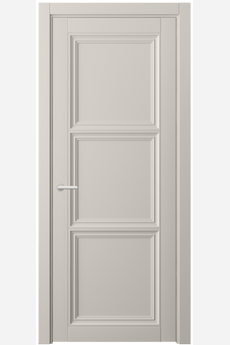 Дверь межкомнатная 2503 СТСС. Цвет Софт-тач светло-серый. Материал Полипропилен. Коллекция Centro. Картинка.