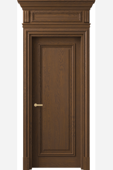 Дверь межкомнатная 7301 ДКШ.М . Цвет Дуб каштановый матовый. Материал Массив дуба матовый. Коллекция Antique. Картинка.