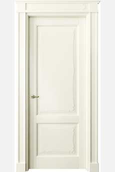 Дверь межкомнатная 6323 МБМ. Цвет Бук молочно-белый. Материал Массив бука эмаль. Коллекция Toscana Elegante. Картинка.