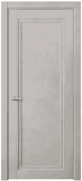Дверь межкомнатная 2501 ЛСЕ. Цвет Леон серебро. Материал Teknofoil Ламинатин. Коллекция Centro. Картинка.
