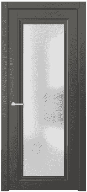 Дверь межкомнатная 2502 СТГФ САТ. Цвет Софт-тач графитовый. Материал Полипропилен. Коллекция Centro. Картинка.