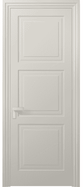 Дверь межкомнатная 8331 МОС. Цвет Матовый облачно-серый. Материал Гладкая эмаль. Коллекция Rocca. Картинка.