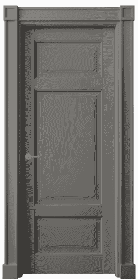 Дверь межкомнатная 6327 БКЛС. Цвет Бук классический серый. Материал Массив бука эмаль. Коллекция Toscana Elegante. Картинка.