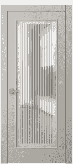 Дверь межкомнатная 8300 МСБЖ. Цвет Матовый светло-бежевый. Материал Гладкая эмаль. Коллекция Linea. Картинка.