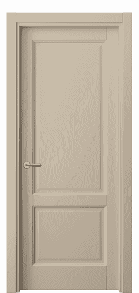 Дверь межкомнатная 1421 СТСБ. Цвет Софт-тач светло-бежевый. Материал Полипропилен. Коллекция Galant. Картинка.