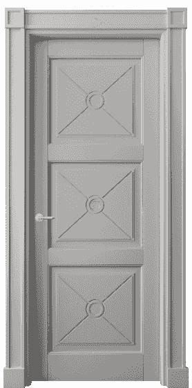 Дверь межкомнатная 6369 БНСР. Цвет Бук нейтральный серый. Материал Массив бука эмаль. Коллекция Toscana Litera. Картинка.