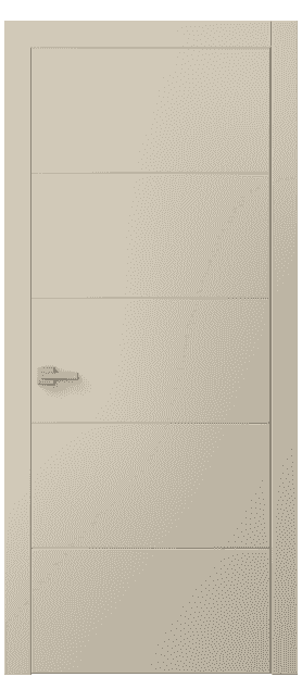 Дверь межкомнатная 8043 ММЦ. Цвет Матовый марципановый. Материал Гладкая эмаль. Коллекция Linea. Картинка.