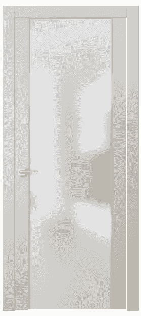 Дверь межкомнатная 4114 МОС САТ. Цвет Матовый облачно-серый. Материал Гладкая эмаль. Коллекция Quadro. Картинка.