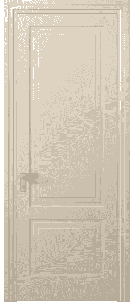 Дверь межкомнатная 8351 ММЦ. Цвет Матовый марципановый. Материал Гладкая эмаль. Коллекция Rocca. Картинка.