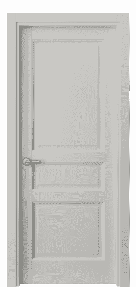 Дверь межкомнатная 1431 СШ. Цвет Серый шёлк. Материал Ciplex ламинатин. Коллекция Galant. Картинка.