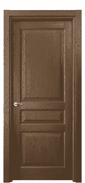 Дверь межкомнатная 0711 ДКР.Б. Цвет Дуб королевский брашированный. Материал Массив дуба брашированный. Коллекция Lignum. Картинка.