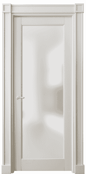 Дверь межкомнатная 6300 БОС САТ. Цвет Бук облачный серый. Материал Массив бука эмаль. Коллекция Toscana Elegante. Картинка.