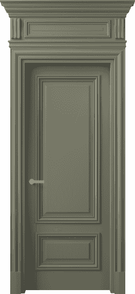 Дверь межкомнатная 7307 БОТ . Цвет Бук оливковый тёмный. Материал Массив бука эмаль. Коллекция Antique. Картинка.