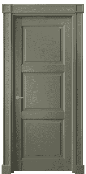 Дверь межкомнатная 6309 БОТ. Цвет Бук оливковый тёмный. Материал Массив бука эмаль. Коллекция Toscana Plano. Картинка.