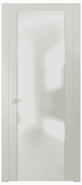 Дверь межкомнатная 4114q ММБ САТ. Цвет Матовый молочно-белый. Материал Гладкая эмаль. Коллекция Quadro. Картинка.