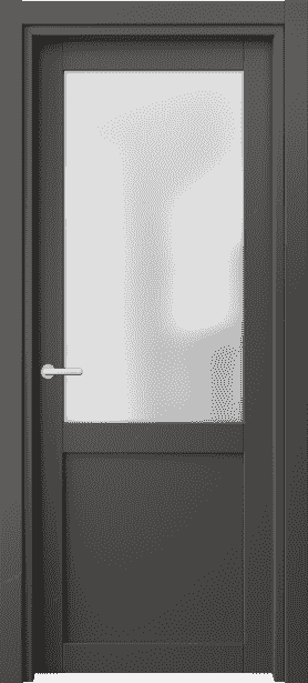 Дверь межкомнатная 2122 СТГФ САТ. Цвет Софт-тач графитовый. Материал Полипропилен. Коллекция Neo. Картинка.