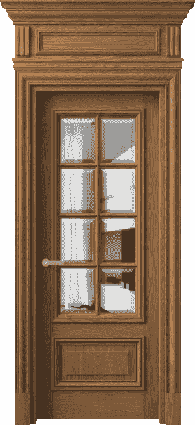 Дверь межкомнатная 7316 ДПР.М ДВ ЗЕР Ф. Цвет Дуб пряный матовый. Материал Массив дуба матовый. Коллекция Antique. Картинка.