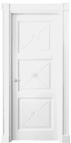 Дверь межкомнатная 6369 ББЛ. Цвет Бук белоснежный. Материал Массив бука эмаль. Коллекция Toscana Litera. Картинка.