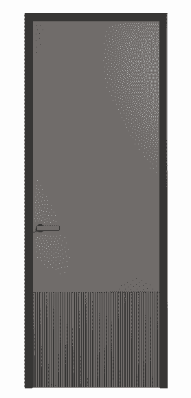 Дверь межкомнатная 8202 МКЛС . Цвет Матовый классический серый. Материал Гладкая эмаль. Коллекция Velvet. Картинка.