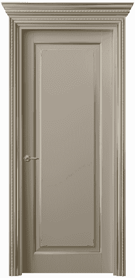 Дверь межкомнатная 6201 ББСКП. Цвет Бук бисквитный с позолотой. Материал  Массив бука эмаль с патиной. Коллекция Royal. Картинка.