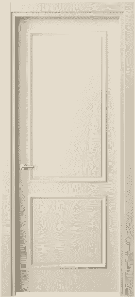 Дверь межкомнатная 8121 ММЦ. Цвет Матовый марципановый. Материал Гладкая эмаль. Коллекция Paris. Картинка.