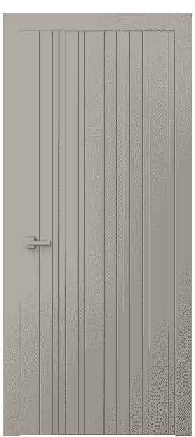 Дверь межкомнатная 8051 МБСК. Цвет Матовый бисквитный. Материал Гладкая эмаль. Коллекция Linea. Картинка.