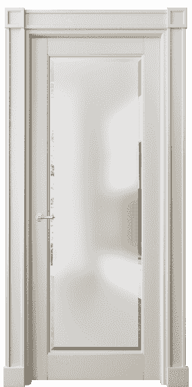 Дверь межкомнатная 6300 БОС САТ-Ф. Цвет Бук облачный серый. Материал Массив бука эмаль. Коллекция Toscana Plano. Картинка.