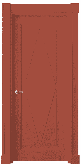 Дверь межкомнатная 6341 NCS S 3040-Y80R. Цвет NCS S 3040-Y80R. Материал Массив бука эмаль. Коллекция Toscana Rombo. Картинка.