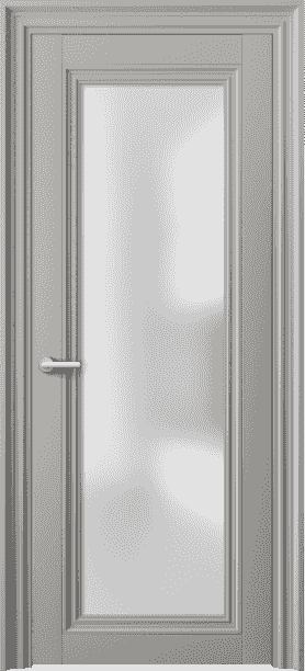 Дверь межкомнатная 2502 МНСР САТ. Цвет Матовый нейтральный серый. Материал Гладкая эмаль. Коллекция Centro. Картинка.