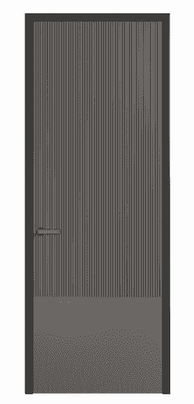 Дверь межкомнатная 8203 МКЛС . Цвет Матовый классический серый. Материал Гладкая эмаль. Коллекция Velvet. Картинка.