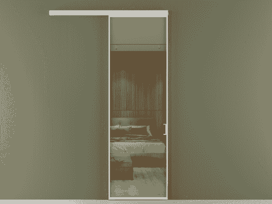 Дверь межкомнатная vd1_01 Stopsol Bronze БЕЛ. Цвет Алюминий Белый. Материал Алюминий. Коллекция Перегородка вдоль стены одностворчатая. Картинка.