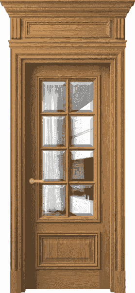 Дверь межкомнатная 7316 ДСЛ.М ДВ ЗЕР Ф. Цвет Дуб солнечный матовый. Материал Массив дуба матовый. Коллекция Antique. Картинка.