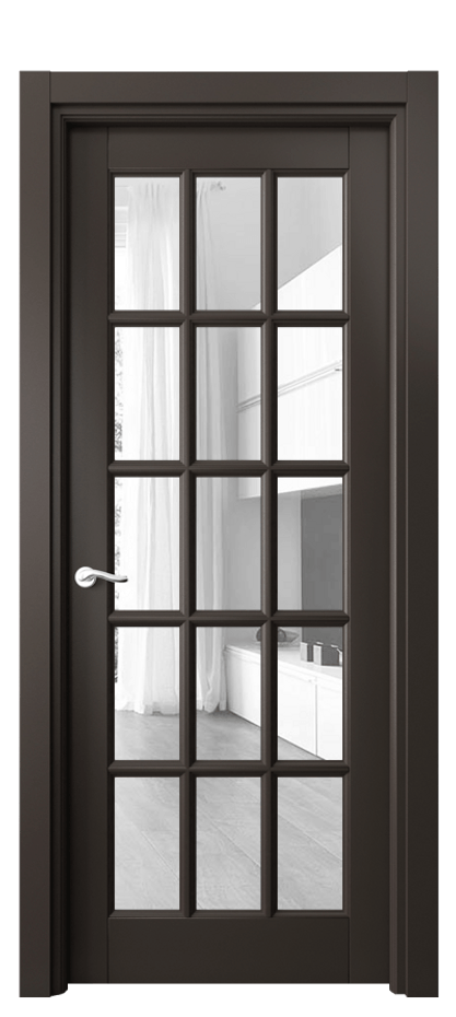 Дверь межкомнатная Лигнум 0708 Матовый антрацит Прозрачное стекло Гладкий наличник МАН Цена 115299 ₽ Наличники уже входят в базовый комплект. Фабрика дверей Волховец 8 (800) 551 43 19 Межкомнатная дверь Лигнум 0708 Матовый антрацит Прозрачное стекло Цена 115299 ₽ | Volhovec