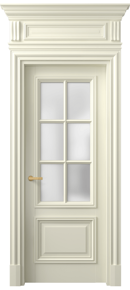 Межкомнатная дверь Антик 7312 Матовый молочно-белый Сатинированное стекло Цена 176709 ₽ | Volhovec