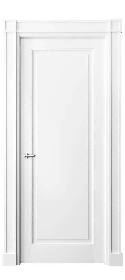 Межкомнатная дверь Тоскана Плано 6301 Матовый белоснежный  Цена 133039 ₽ | Volhovec