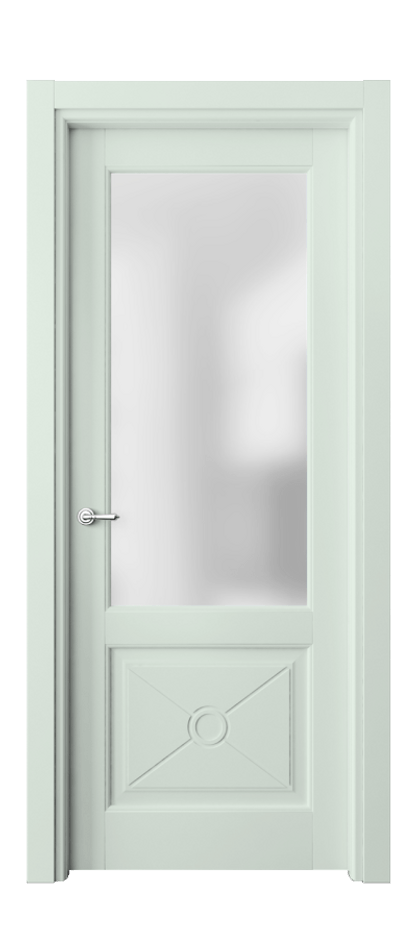 Межкомнатная дверь Toscana Litera 6362 Бук белоснежный Сатинированное стекло Цена 130599 ₽ | Volhovec