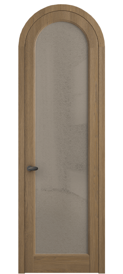 Межкомнатная дверь Palazzo 6814 Дуб мускатный матовый Фактурное бронзовое стекло "Лёд", триплекс Цена 43106910 so'm | Volhovec