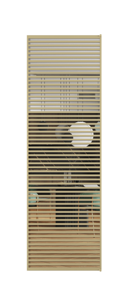 Алюминиевая дверь АЛПЛ040.07  Прозрачное стекло "Кристал Вижн", калёное Цена 229930  | Volhovec