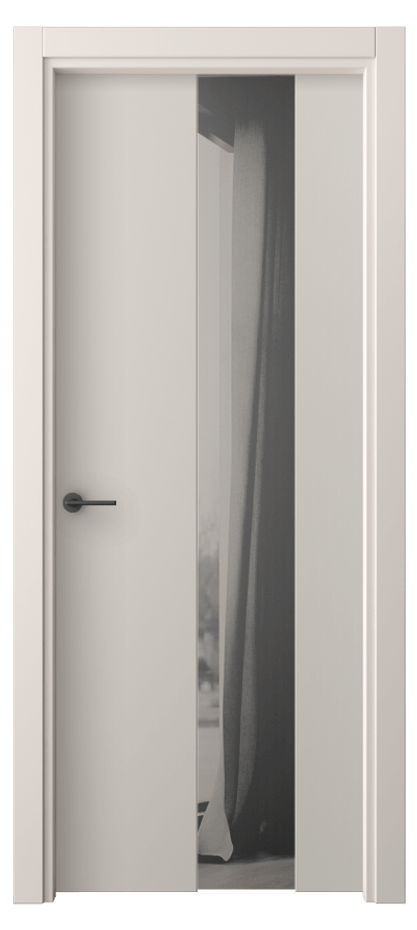 Межкомнатная дверь Freedom 4226 ПЭТ светло-серый Двустороннее серое зеркало, триплекс, 8 мм  Цена 30479 ₽ | Volhovec