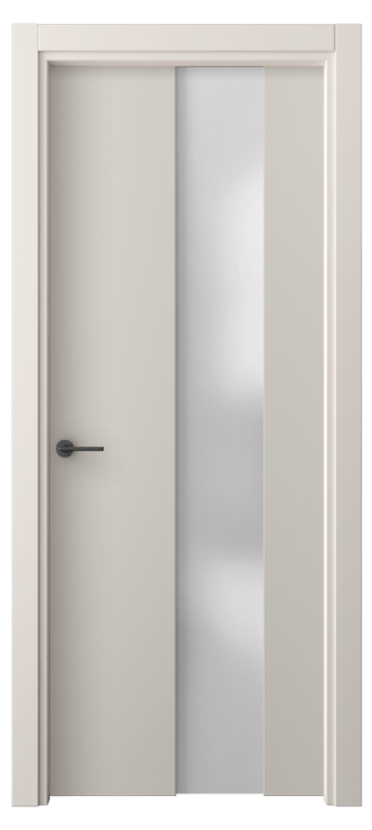 Межкомнатная дверь Freedom 4226 ПЭТ светло-серый Сатинированное стекло Цена 28879 ₽ | Volhovec
