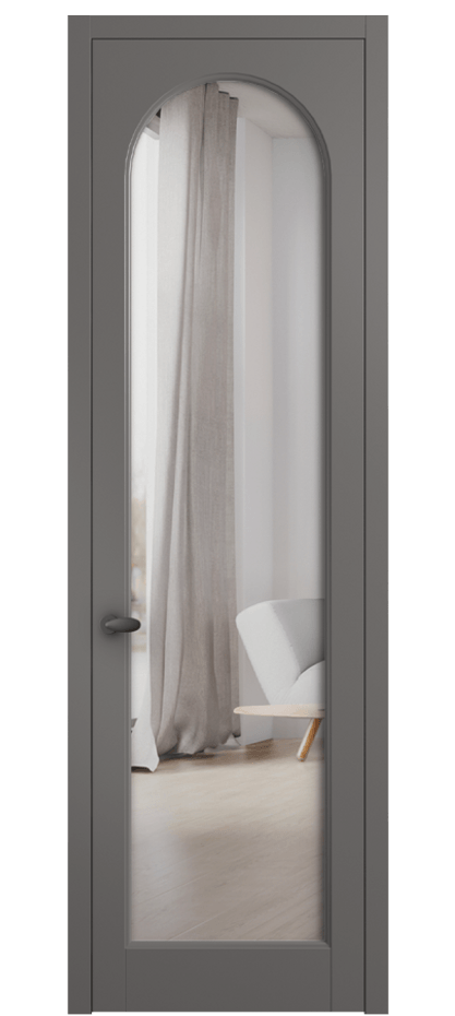 Дверь межкомнатная Палаццо 6804 Матовый классический серый Двустороннее зеркало, триплекс 0536 МКЛС Цена 99029 ₽ Наличники уже входят в базовый комплект. Фабрика дверей Волховец 8 (800) 551 43 19 Межкомнатная дверь Палаццо 6804 Матовый классический серый Двустороннее зеркало, триплекс Цена 99029 ₽ | Volhovec