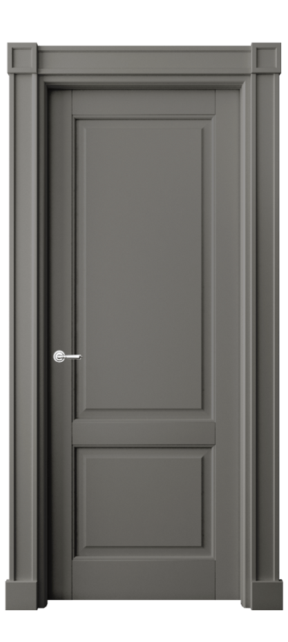 Межкомнатная дверь Тоскана Плано 6303 Матовый классический серый  Цена 133039 ₽ | Volhovec