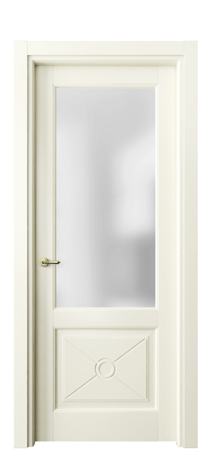Межкомнатная дверь Тоскана Литера 6362 Матовый молочно-белый Сатинированное стекло Цена 104199 ₽ | Volhovec