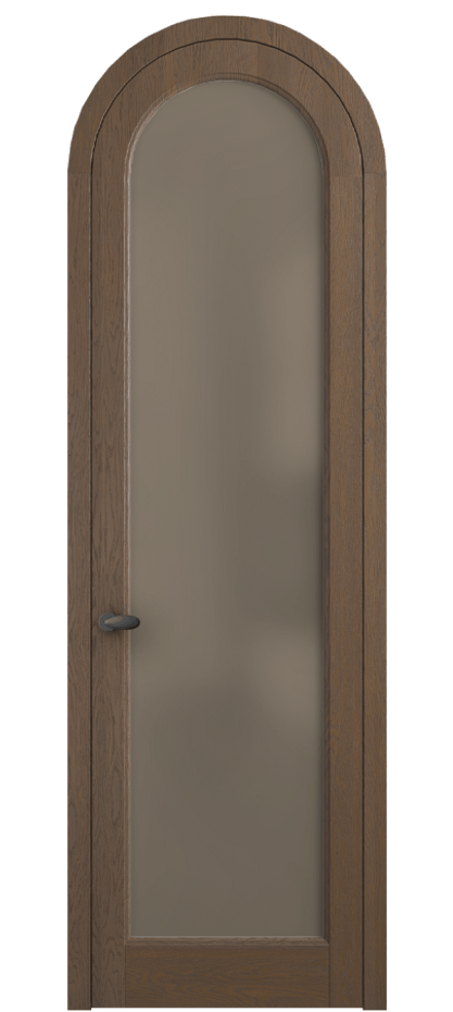 Межкомнатная дверь Palazzo 6814 Дуб туманный матовый Сатинированное бронзовое стекло, триплекс Цена 206349 ₽ | Volhovec