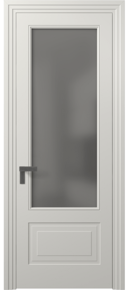 Межкомнатная дверь Rocca 8342 Матовый серый Сатинированное серое стекло, триплекс Цена 66319 ₽ | Volhovec