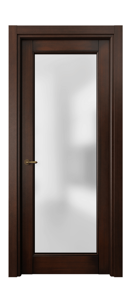 Межкомнатная дверь Toscana Litera 6300 Бук тёмный с патиной Сатинированное стекло. Цена 98799 #CURRENCY# | Volhovec