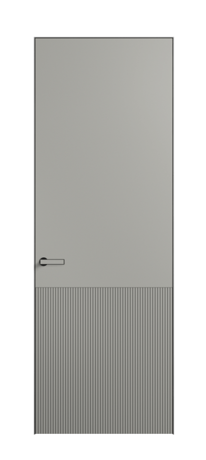 Межкомнатная дверь Вельвет ПУ 8204 Матовый нейтральный серый. Цена 82969  | Volhovec