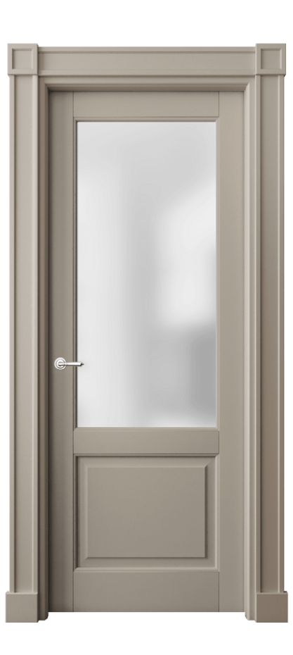 Межкомнатная дверь Toscana Plano 6302 Бук бисквитный Сатинированное стекло Цена 97983 ₽ | Volhovec