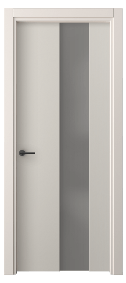 Межкомнатная дверь Freedom 4226 ПЭТ светло-серый Сатинированное серое стекло, триплекс, 8 мм Цена 28879 ₽ | Volhovec