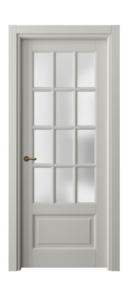 Межкомнатная дверь Toscana Grigliato 6313 Бук тёплый серый Сатинированное стекло Цена 86079 ₽ | Volhovec
